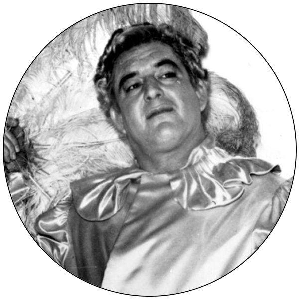 Gorgeous George 1" Button